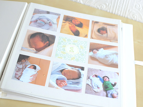 世界でたったのひとつ 手作りでオシャレなましかく写真アルバム 赤ちゃん 子供のアルバム手作りブログ