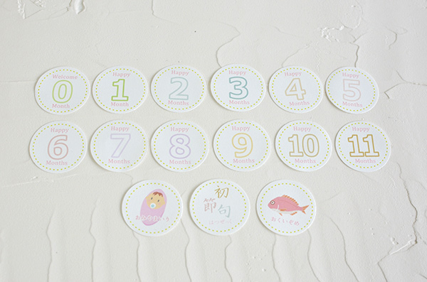 月齢カードを入れるとかわいい 赤ちゃんアルバム作りデコのアイデア 赤ちゃん 子供のアルバム手作りブログ
