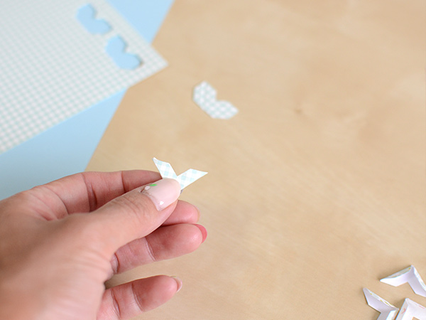 フォトコーナー　折ったところ