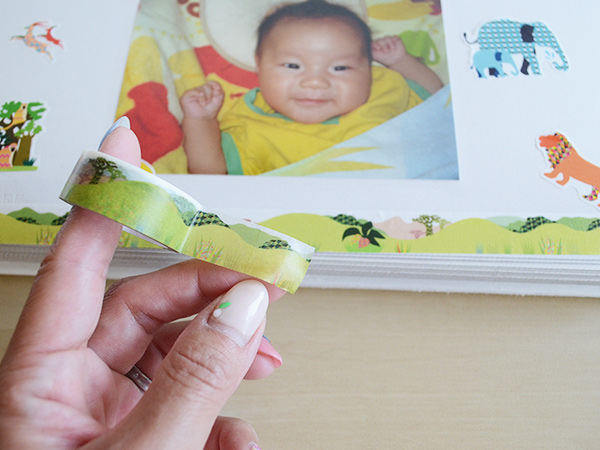 bande マスキングテープ　ベビーアルバム