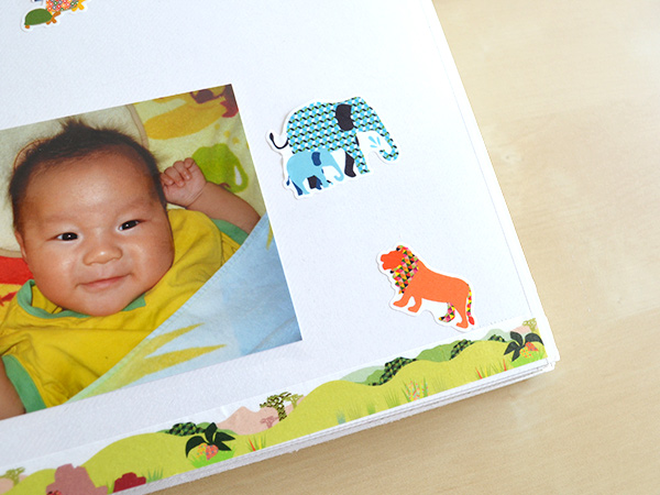 bande マスキングテープ　ベビーアルバム