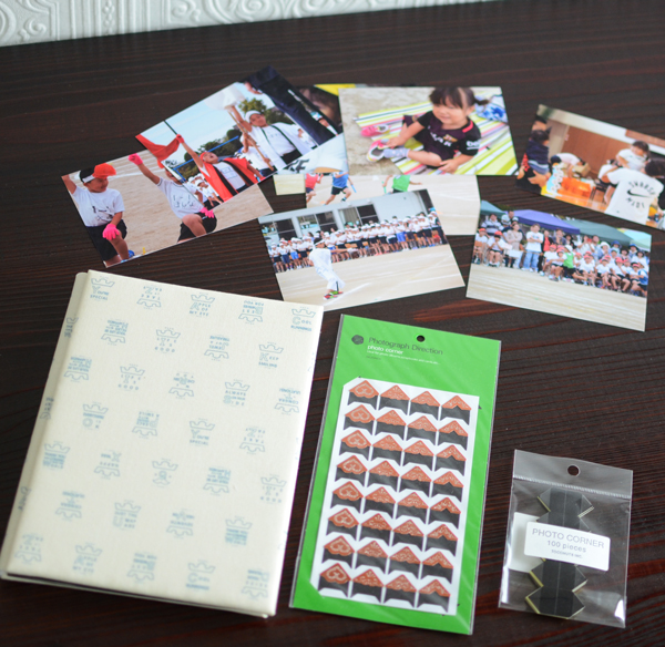 アコーディオンとフォトコーナー